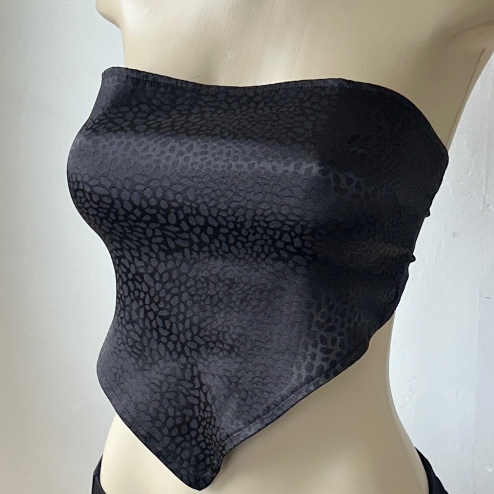 Black Patterned Women's Scarf